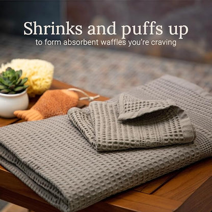 GILDEN TREE Waffle Hand Towels for Bathroom Quick Dry Towel Super Absorbent