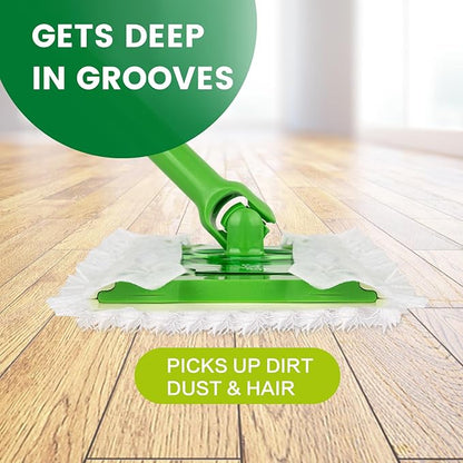 100ct Dry Sweeping Cloths for Swiffer Sweeper Mop, Heavy Duty Microfiber Duster