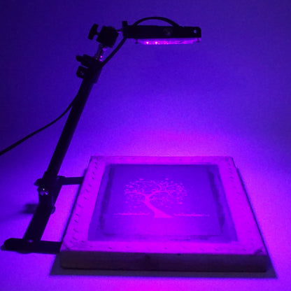 30W LED Exposure Unit for Screen Printing, Dorhui UV Screen Printing Exposure Light and Light Stand for Screen Printing Kit Photo Emulsion Kit