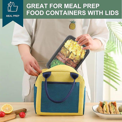50 Pack Meal Prep Containers 24 oz, Leakproof Plastic Food Storage Containers
