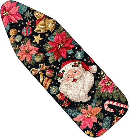 Nuxovilar Ironing Board Cover Christmas Santa Claus Pattern Polyester 15x54