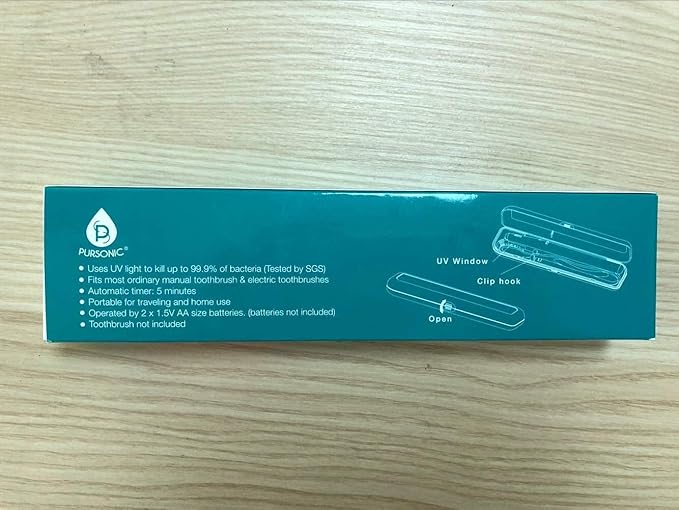 Pursonic Portable UV Toothbrush Sanitizer Case