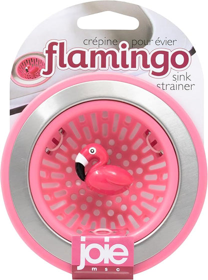 Joie Flamingo Kitchen Sink Strainer Basket, Fits All Standard Sinks, Stainless