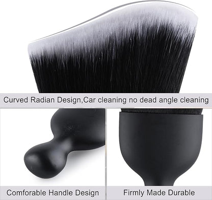 GaRhomxy Car Detailing Brushes, Car Interior Dust Sweeping Soft Brush, Soft
