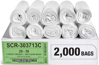Aluf Plastics 20-30 Gallon Trash Bags Source Reduction Series Value High