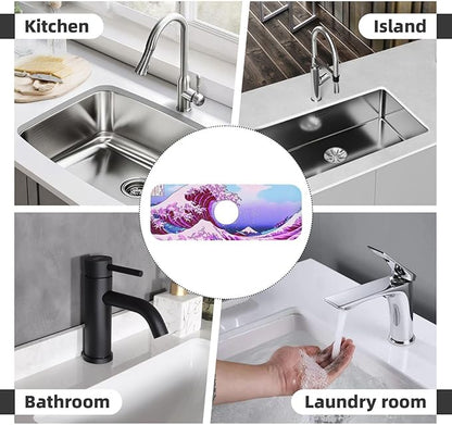 Wave Kitchen sink faucet pad, strong water absorption, anti slip, very suitable