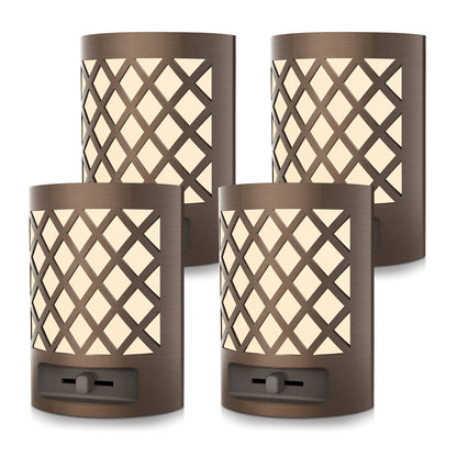 Night Light, Nights Lights Plug Into Wall [2 Pack], Plug in Night-Light, Nightlight, Dusk to Dawn Sensor, Adjustable Brightness Nightlights for Bathroom, Hallway, Stairway, Soft White