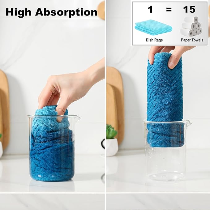 100% Cotton Kitchen Dish Towels Set