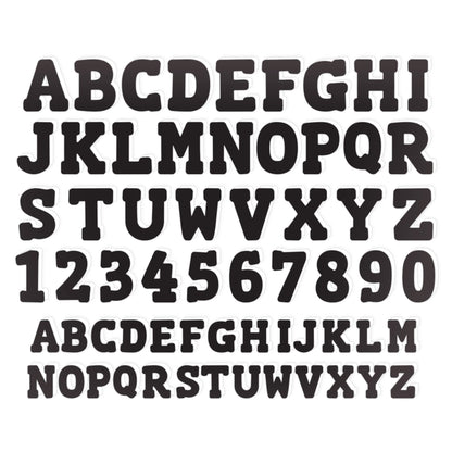 ArtSkills Paper Poster Letters and Numbers for Projects and Crafts, 4" and 2.5", Black, 150 Pieces - Multiple Sheets Per Letter Pad - Pack of 3 (3 Count)