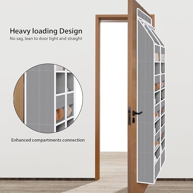 Univivi 6-Shelf Over Door Hanging Organizer Fabric Door Organizer