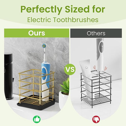 Toothbrush Holders for Bathrooms, Stainless Steel Toothbrush Holder Kids