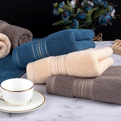 3 Pack Hand Towels for Bathroom, Cotton Soft Absorbent Decorative Hand Towel