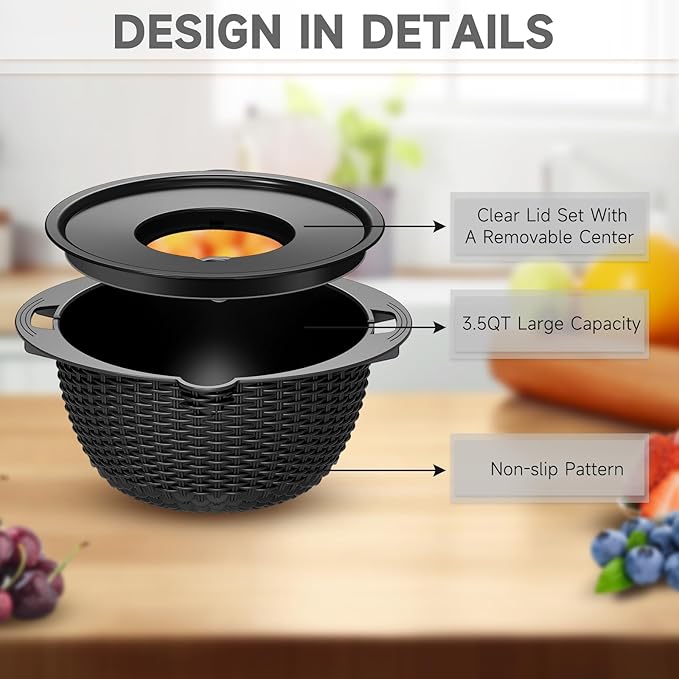 4-1 Colander with Bowl Set