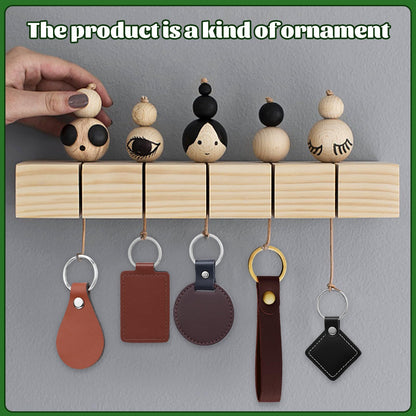 Tikjiua 25 Pcs Leather Key Fob Kit, 5 Types PU Leather Key Fobs with Rivets and Keychain Ring, Diy Keychains Holder for Keychain Making Craft Working