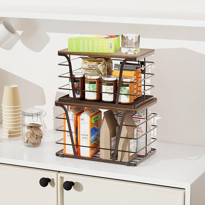 Extra Large 2 Pack Potato and Onion Storage Bins, Stackable Storage Pantry