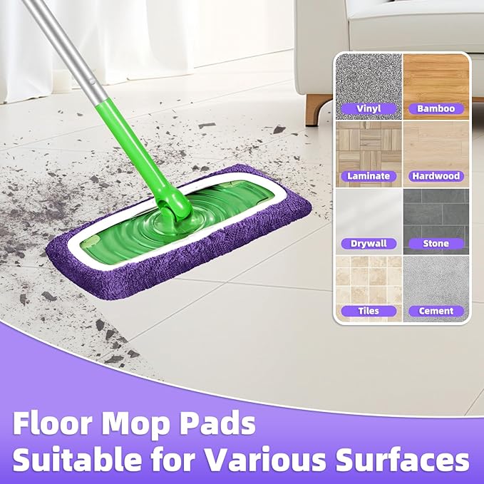 Reusable Mop Pads Compatible