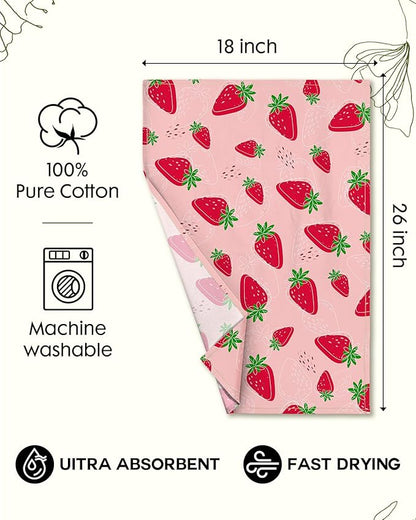 Flour Sack Kitchen Towels Set of 2-18x26 Cotton Dish Towels