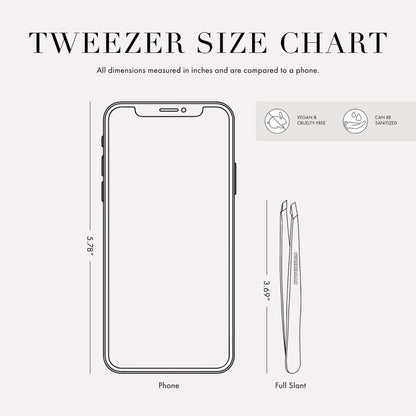 Tweezerman Stainless Steel Point Tweezer - Eyebrow Precision Tweezers, Facial and Ingrown Hair Removal (Midnight Sky)