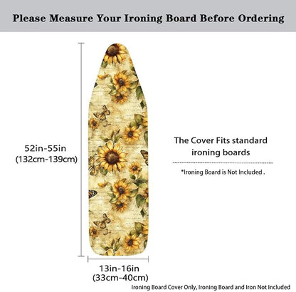 Butterfly Sunflower Ironing Board Covers