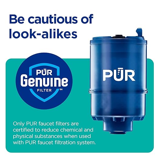 PUR Plus Vertical Faucet-Mount Water Filtration System, Lead-Reducing Filter