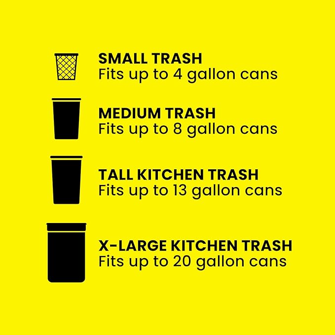 Glad ForceFlex MaxStrength Kitchen Trash Bags, 20 Gal, Fresh Clean Febreze