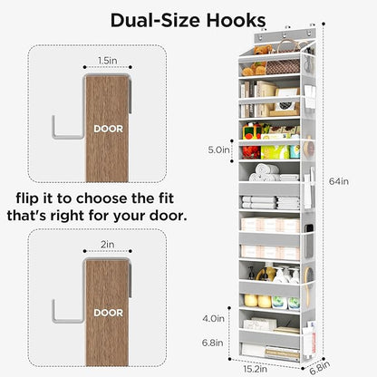 Over The Door Organizer, 7 Tier Door Hanging Organizers