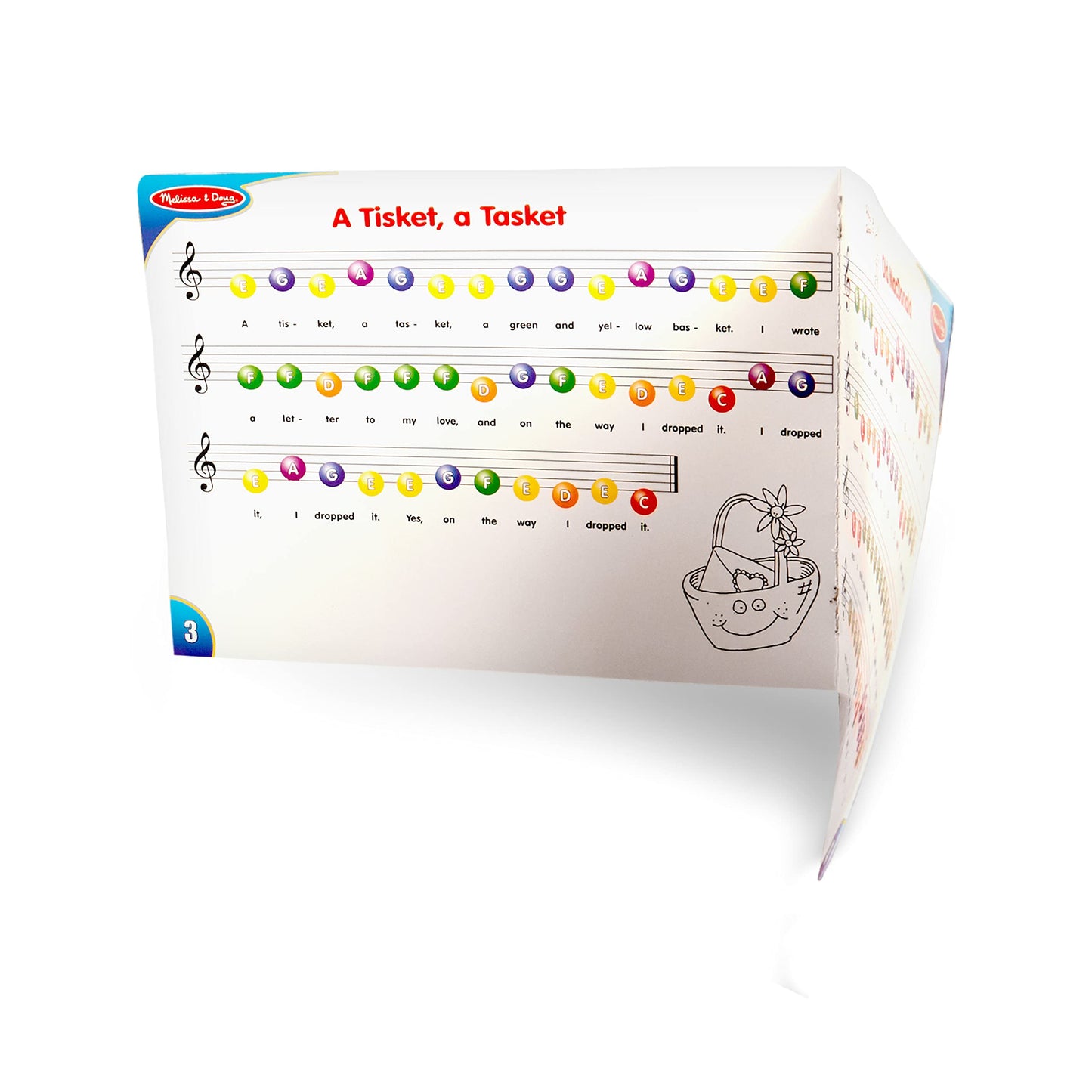 Melissa & Doug Learn-to-Play Piano with 25 Keys and Color-Coded Songbook Toy Piano Kids, Toddler Toys for Ages 3+