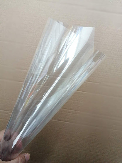 BANLTRE 32 Pieces 6 mil Transparency Blank Template Material Stencils Mylar for Cutting Paper Clear Sheet 12 × 12 inch (32-6 mil)