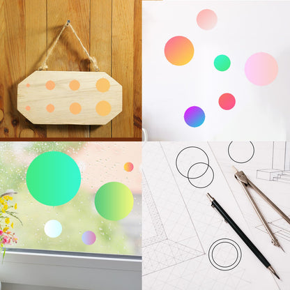Otoolling Metal Circle Template Round Stencil for Drawing Painting Template Ruler Office School Building for Drafting Architect Tool