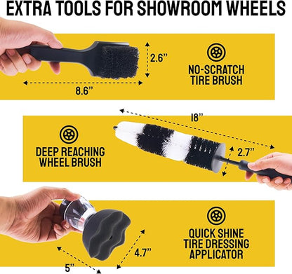 Boar Hair Detailing Brush Set