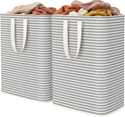 Lifewit 2 Pack Laundry Hamper Large Collapsible Laundry Baskets, Freestanding