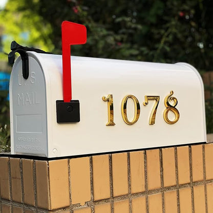 Mailbox Numbers, Self Adhesive House Door Address Sign Stickers for Aprtment Office Home Room Condo, Gold Shining, Waterproof and Durable.(Gold, 2.75" - Set of 20)