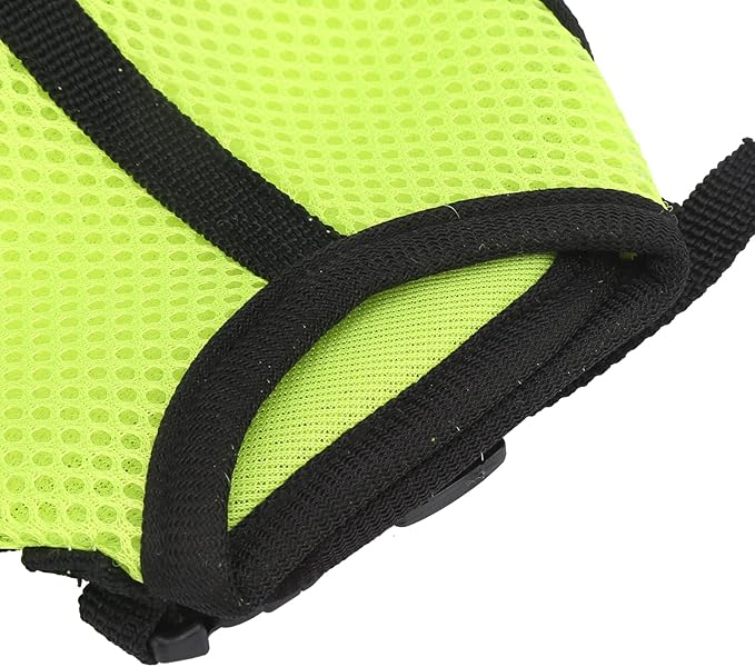 Yctze Adjustable Mesh Harness with Leash for Rabbits & Guinea Pigs - Comfortable Chest & Back Traction for Small Pets (Fruit Green)
