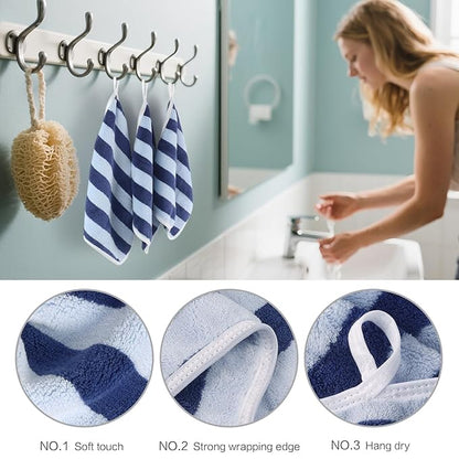 SINLAND Microfiber Facial Cloths Fast Drying Washcloth 12inch x 12inch