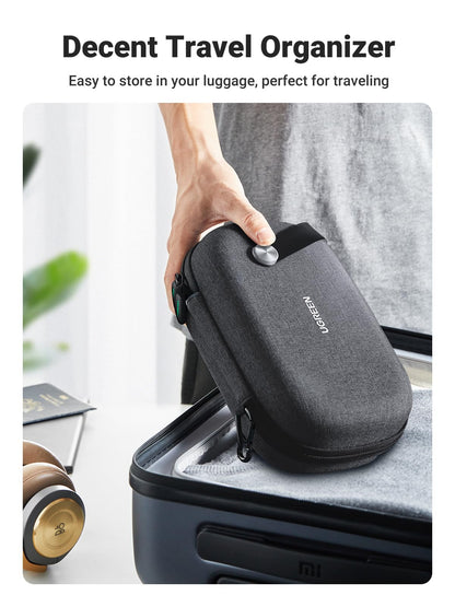 UGREEN Electronics Organizer Travel Case Cable Organizer Bag Waterproof Portable Storage Pouch for Charger, Cables, USB Flash Drive, Power Bank, Memory Card, Travel Accessories Black