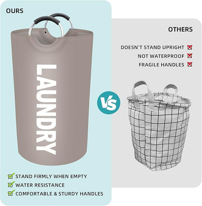StorageRight 75L Large Laundry Basket, Laundry Hamper, Dirty Clothes Hamper