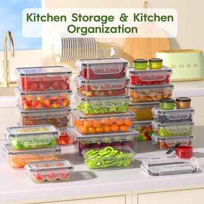 50-Piece Food Storage Containers