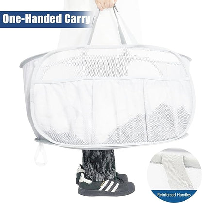 Collapsible Laundry Baskets, Upgrade Pop Up Laundry Hamper
