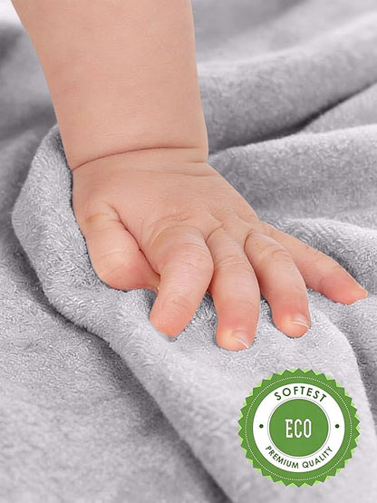 HIPHOP PANDA Baby Washcloths, Rayon Made from Bamboo