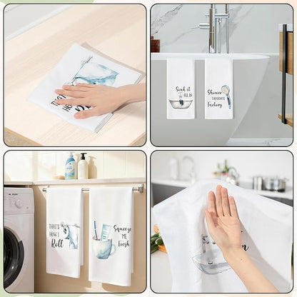 GROBRO7 Funny Sayings Hand Towel