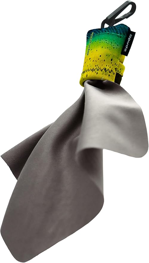 SPUDZ Ultra Microfiber Lens Cleaner – Closable Pouch, Washable –