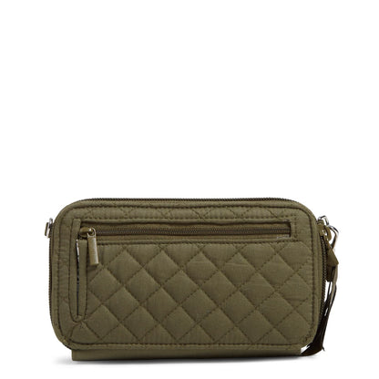 Vera Bradley Cotton All in One Crossbody Purse with RFID Protection