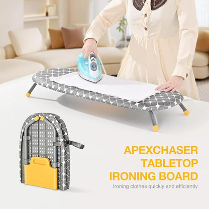 APEXCHASER Foldable Ironing Board, Tabletop Small Iron Board