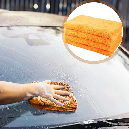 4 Pcs Extra Large Microfiber Cleaning Cloth, Lint and Streak Free