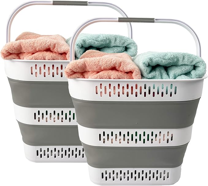 SAMMART 38L Collapsible Laundry Basket