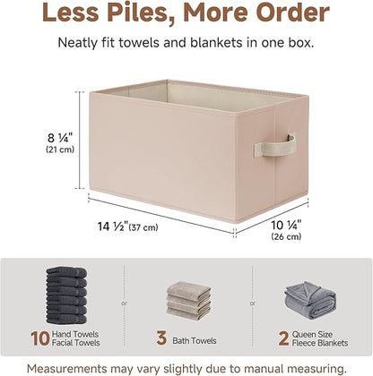 StorageWorks Closet Organizer Storage Baskets, Fabric Storage Bins