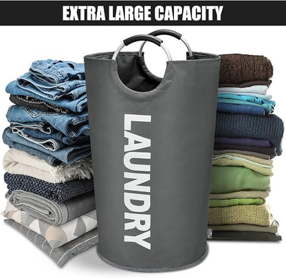 DOKEHOM 125L X-Large Collapsible Washing Laundry Basket Bag
