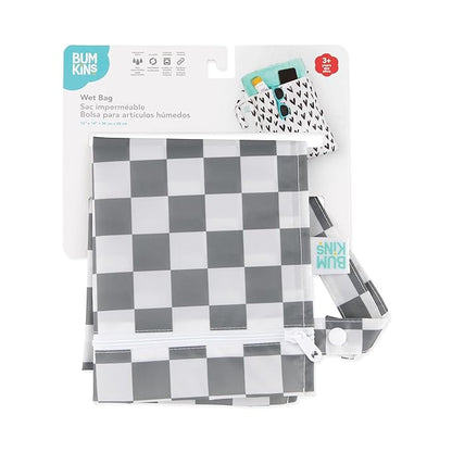 Bumkins Waterproof Wet Bag for Baby, Swim Suit, Cloth Diapers, Pump Parts