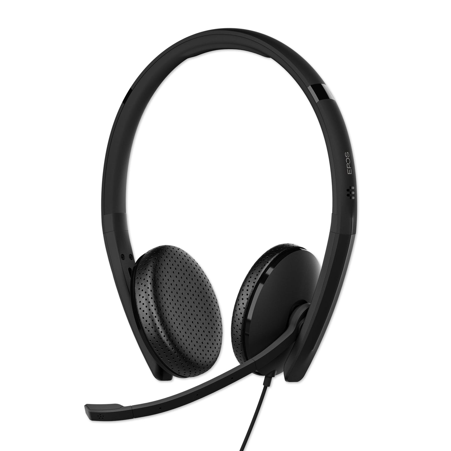 EPOS I SENNHEISER C10 USB Headset with Microphone | Wired Headphones with Simple and Flexible USB C Connection and EPOS BrainAdapt™ Technology ,Black