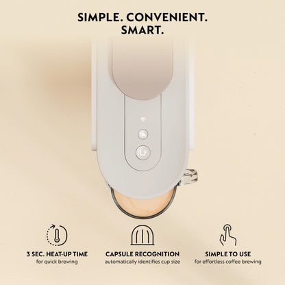 Nespresso Vertuo Up Coffee and Espresso Maker by DeLonghi, White